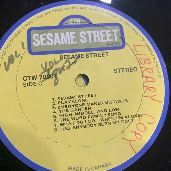 Sesame Street Gold The best of Sesame Street 2 lp record set. Double Album Vinyl - Picture 4 of 7